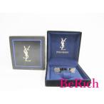 イヴ サンローラン カフス シルバー ゴールド メッキ YSL ビジネス YVES SAINT LAURENT 【中古】ba1866