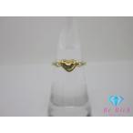 ティファニー TIFFANY & Co. 750 フルハート ダイヤモンド 付 リング 指輪 9号 K18 18金 ゴールド ロゴ【中古】【送料無料】 ba3223