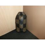 フェンディ FENDI ペカンブロック ポーチ 小物入れ メガネケース ナイロン ブラウン×ブラック 【中古】bc189