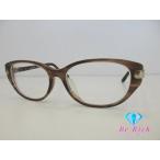  Ferragamo Salvatore Ferragamo очки раз есть прозрачный Brown Logo пластик I одежда очки мелкие вещи [ б/у ]bc2119