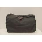 Yahoo! Yahoo!ショッピング(ヤフー ショッピング)プラダ PRADA ポーチ ナイロン ブラック 【中古】bc285
