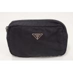 Yahoo! Yahoo!ショッピング(ヤフー ショッピング)プラダ PRADA ポーチ ナイロン ブラック【中古】bc317