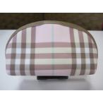 Yahoo! Yahoo!ショッピング(ヤフー ショッピング)バーバリー ポーチ チェック柄 ピンク BURBERRY 新品同様 【中古】bc525