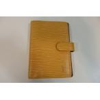 ルイヴィトン LOUIS VUITTON エピ イエロー アジェンダPM 手帳カバー R20059 6穴 システム手帳 カバー 黄 文具 小物 【中古】 bc752