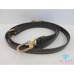 ショッピングダミエ ルイ ヴィトン LOUIS VUITTON ダミエ ショルダー ストラップ J00276 レザー ロゴ 茶 ブラウン バッグ 鞄【中古】【送料無料】bh2809