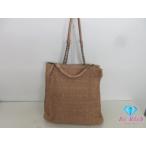 ショッピングMIUMIU ミュウミュウ miumiu マテラッセ 2way トートバッグ ショルダーバッグ ベージュ レザー ロゴ ハンドバッグ【中古】【送料無料】 bk10332