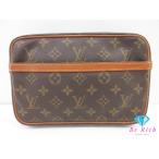  Louis Vuitton LOUIS VUITTON монограмма темно синий pie-nyu23 M51847 LV Logo ручная сумочка клатч сумка [ б/у ] bk10380