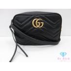  Gucci GUCCI GGma-monto Mini камера сумка сумка на плечо 448065 кожа Logo цепь небольшая сумочка [ б/у ][ бесплатная доставка ]bk10416