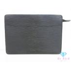  Louis Vuitton LOUIS VUITTON мужской ручная сумочка клатч epi небольшая сумочка Homme M52522nowa-ru чёрный черный [ б/у ]bk10456