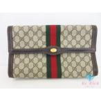  Gucci GUCCI клатч 41.014.3087.30 аксессуары коллекция Sherry бежевый чай Brown PVC кожа [ б/у ] bk10691