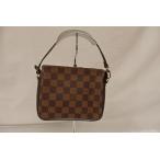 Yahoo! Yahoo!ショッピング(ヤフー ショッピング)美品 ルイ ヴィトン LOUIS VUITTON ダミエ エベヌ トゥルース・メイクアップ N51982 アクセサリーポーチ ポーチ 【中古】 bk3086