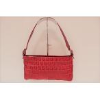 Yahoo! Yahoo!ショッピング(ヤフー ショッピング)フェンディ FENDI アクセサリーポーチ ショルダーバッグ ズッキーノ レッド キャンバス レザー ズッカ ハンドバッグ【中古】bk4199