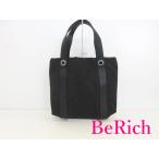 ショッピングブルガリ ブルガリ BVLGARI トートバッグ ロゴマニア 黒 ブラック キャンバス レザー ハンドバッグ ショルダーバッグ 【中古】 bk8304