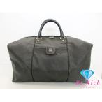  Dunhill dunhill сумка "Boston bag" ручная сумочка Brown темно-серый нейлон кожа Logo ручная сумка путешествие путешествие сумка [ б/у ]bk8952