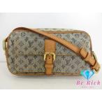 ルイ ヴィトン LOUIS VUITTON ショルダーバッグ モノグラム ミニ ジュリエット MM M92004 ブルー LV ロゴ 【中古】 bk9505