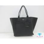 ショッピングケイトスペード ケイト スペード kate spade トートバッグ PXRU 7419 黒 ブラック レザー ロゴ ショルダーバッグ 鞄 【中古】 bk9829