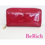 ルイ ヴィトン LOUIS VUITTON 長財布 モノグラム ヴェルニ ジッピー ウォレット M91597 ローズ アンディアン 【中古】 bs3366