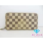 ルイ ヴィトン LOUIS VUITTON ラウンド ファスナー 長財布 ダミエ アズール ジッピーウォレット N60019 ロゴ 【中】【送料無料】 bs3834