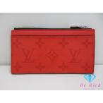 ルイ ヴィトン LOUIS VUITTON コインケース 小銭入れ タイガラマ コインカード ホルダー M30829 ルージュ【中古】【送料無料】 bs3999