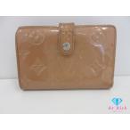 ショッピングヴェルニ ルイ ヴィトン LOUIS VUITTON がま口 二つ折り財布 M91361 モノグラム ヴェルニ ポルトフォイユ ヴィエノワ ノワゼット【中古】bs4052