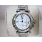 カルティエ パシャ 2324 ボーイズ 腕時計 SS デイト 自動巻き AT ホワイト文字盤 Car ...