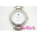 ジバンシィ GIVENCHY メンズ 腕時計 白 ホワイト 文字盤 SS シルバー アナログ クォーツ QZ ウォッチ ジバンシー 【中古】bt1982