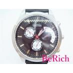 Yahoo! Yahoo!ショッピング(ヤフー ショッピング)GAZTEA メンズ 腕時計 AM22 黒 ブラック 文字盤 SS レザー ブレス クロノグラフ風 アナログ クォーツ QZ 【中古】 ht3111