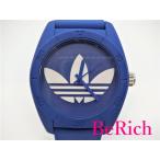 Yahoo! Yahoo!ショッピング(ヤフー ショッピング)アディダス adidas メンズ 腕時計 ADH-6169 青 ブルー 白 ホワイト 文字盤 SS ラバー アナログ クォーツ QZ ウォッチ 【中古】ht3190