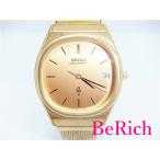 Yahoo! Yahoo!ショッピング(ヤフー ショッピング)セイコー SEIKO メンズ 腕時計 8242-5000 ゴールド 文字盤 SS デイト アナログ クォーツ QZ ウォッチ 【中古】ht3306
