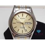  Citizen CITIZEN Regno солнечный мужской дата E101-K005299 Gold серебряный SS GP часы REGUNO [ б/у ] ht5722