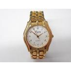 Yahoo! Yahoo!ショッピング(ヤフー ショッピング)Papini メンズ腕時計 ウォッチ クォーツ SS ゴールド×ホワイト 【中古】 ht709