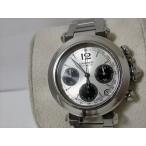 カルティエ パシャC W31048M7 ボーイズ 腕時計 自動巻き クロノグラフ デイト SS シル ...