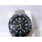 未使用品 オメガ シーマスター 2535.80 コーアクシャル GMT 300ｍ デイト 裏スケ 自 ...