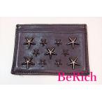  Jimmy Choo JIMMY CHOO футляр для карточек карта inserting футляр для визитных карточек Star заклепки черный чёрный кожа Logo звезда бизнес мелкие вещи [ б/у ]sh871