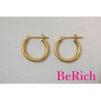 Yahoo! Yahoo!ショッピング(ヤフー ショッピング)K18 YG デザイン フープ ピアス スナップ タイプ 18金 750 イエロー ゴールド ジュエリー アクセサリー ファッション 小物【中古】th1530