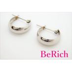 Yahoo! Yahoo!ショッピング(ヤフー ショッピング)Pt900 プラチナ デザイン フープ ピアス スナップ タイプ ジュエリー アクセサリー 【中古】th2414