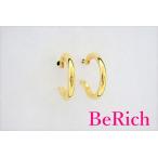Yahoo! Yahoo!ショッピング(ヤフー ショッピング)K18 YG デザイン フープ ピアス スナップ タイプ 18金 750 イエロー ゴールド ジュエリー アクセサリー 【中古】th2706