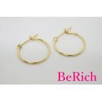 Yahoo! Yahoo!ショッピング(ヤフー ショッピング)K18 YG デザイン フープ ピアス スナップ タイプ 18金 750 ゴールド ジュエリー アクセサリー 【中古】th4014