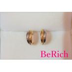 Yahoo! Yahoo!ショッピング(ヤフー ショッピング)K18 デザイン スナップ フープ ピアス 18金 750 YG イエロー ゴールド ワンタッチピアス ジュエリー アクセサリー ファッション【中古】th449