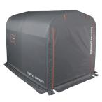 アウトレット DOPPELGANGER(ドッペルギャンガー) DCC330L-GY ストレージバイクガレージ W160×L（D）225×H170cm