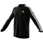 adidas アディダス M D2M 3ストライプス ロングTシャツ 42181 BLK