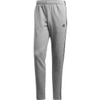 adidas アディダス （メンズ） M ESSENTIALS 3ストライプス スウェットテーパードパンツ （裏毛） BWC92 Mグレイヘザー/CO