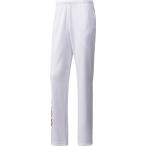 adidas アディダス M ESSENTIALS ビッグリニアロゴ ウォームアップストレートパンツ DUV63 WHT/GLDメット