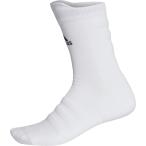 adidas アディダス ALPHASKIN ハーフクッションクルーソックス ECF72 WHT/BLK