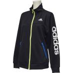 adidas アディダス （レディース） W TEAM リニアジャージジャケット EUA68 BLK