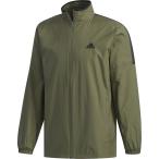 adidas アディダス M ESSENTIALS ベーシックウインドブレーカージャケット（裏起毛） FKJ77 ベースグレー