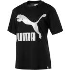 PUMA プーマ ARCHIVE ロゴ Tシャツ レディース 576288 61PUMA BLACK