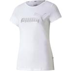 PUMA プーマ ESS＋ METALLIC Tシャツ 582898 PUMA WHITE-S