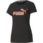 PUMA プーマ ESS＋ METALLIC Tシャツ 582898 PUMA BLACK-N