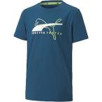 PUMA プーマ ALPHA グラフィック Tシャツ 585213 DIGI-BLUE